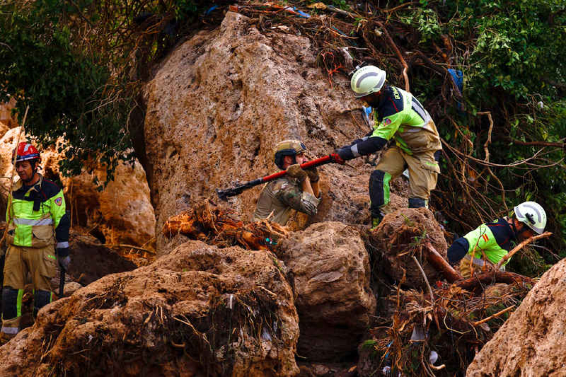 Spanish floods kill 95 as year of rain falls in a day in Valencia